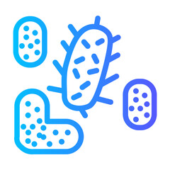 bacteria gradient icon © wahyu