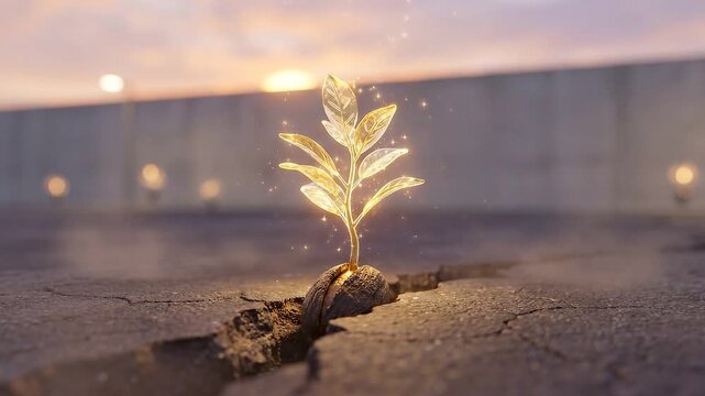 Golden Dawn Sapling Sparkles