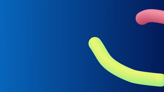 A futuristic 3D abstract path background animation featuring glowing lines and echo motion effect. Suitable for digital presentations, motion graphics, video intros, technology visuals, sci-fi project