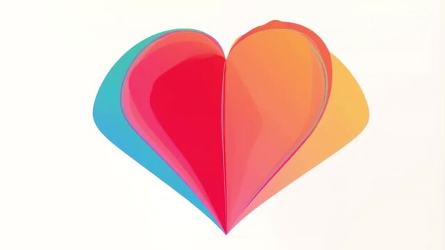 Abstract Heart Of Diversity For Zero Discrimination Day