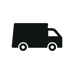 Fototapeta premium Delivery Car Icon