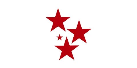Bright red stars are perfect for celebrations, achievements, or a magical theme. Ideal for holiday greeting cards, banners, or decorations, set against a transparent background.