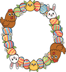 Fototapeta premium Easter Frame