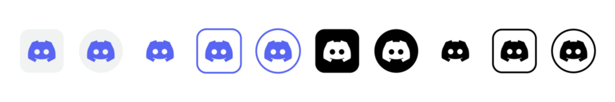 discord logo icon. discord social media