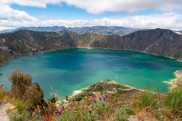 Obraz premium Laguna de Quilotoa (Ecuador)