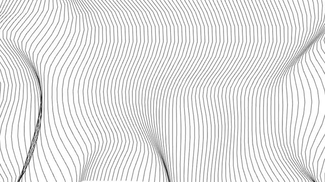 Smooth Grey Scale Topographic Map Background with Flowing Geometric Lines and Modern Texture for Professional Corporate Presentation Slides