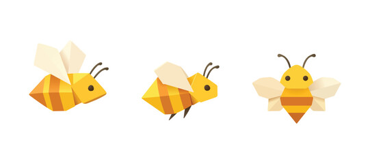 cute little bees origami collections © James