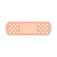 Medical Bandage Icon Flat Graphic Design