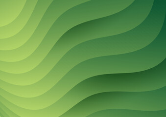 Minimal abstract background in shades of green
