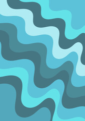 Abstract background with blue wavy lines design
