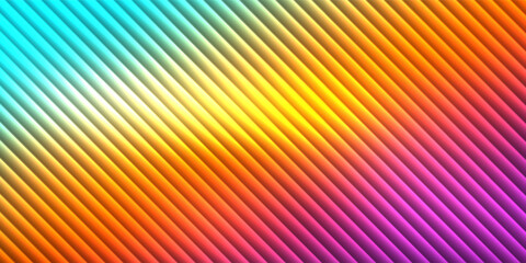 Abstract banner with rainbow coloured rippled glass design0601