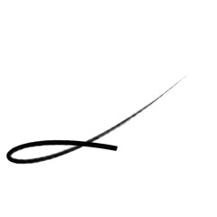 Black scissors cutting isolated on transparent background high quality png clipart