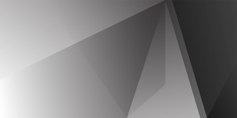 Fototapeta premium Abstract white and gray metallic triangle vector background. texture white pattern 