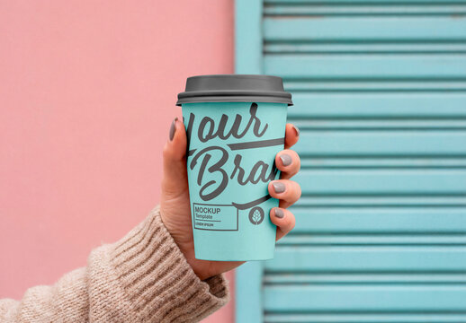 Coffee Paper Cup Mockup
