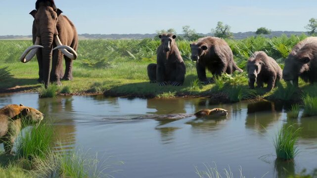 prehistoric human life