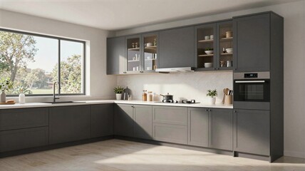 modern kitchen interior
