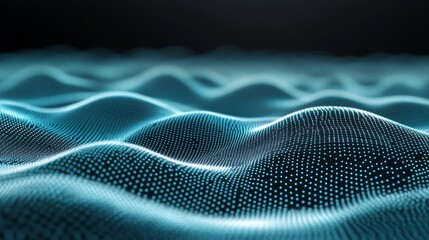 3D abstract wave pattern visualization dynamic fluid motion and energetic swirls rendered.