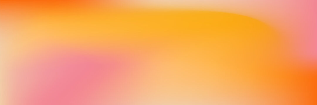 Calm gradient background, gradation pink sunset mist, sunny orange glow, airy gradation, tender pink sunset palette with orange shine.