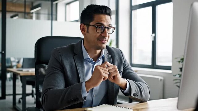 Professional human resources recruiter searching for talented candidates for employment position. Corporate hiring process, recruitment selection and job interview concept in modern office.