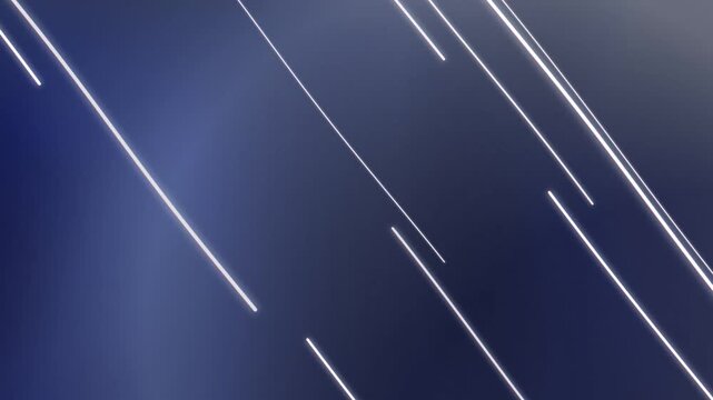 Streaks of light in night sky.