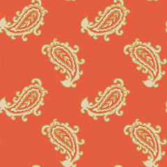 Classic Folk Paisley Repeat