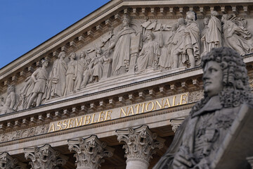 B&acirc;timent de l'assembl&eacute;e nationale &agrave; Paris