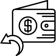 Obraz premium Refund Money Icon