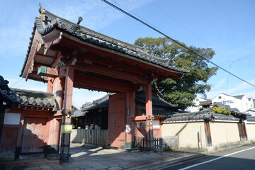 Obraz premium 浄福寺 赤門 京都市上京区浄福寺一条上