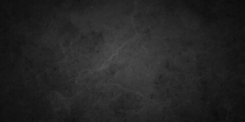 Fototapeta premium Distressed rough black grunge cracked wall slate texture. Chalk board and Black board grunge backdrop background. Wall grunge backdrop rough background dark black and stone.