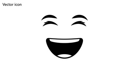 Smiling Face Icon with Eyes.