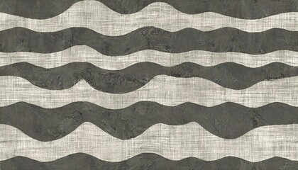 grey linen texture with broken wave stripe border grunge abstract seamless pattern farmhouse style pattern style