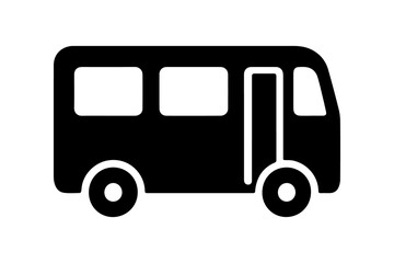 bus isolated on white