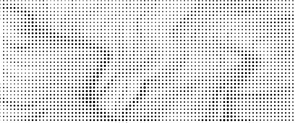 Fototapeta premium Design Dotted modern halftone gradient texture. Vanishing polka dot background. Repeating dots gradation simple abstract design