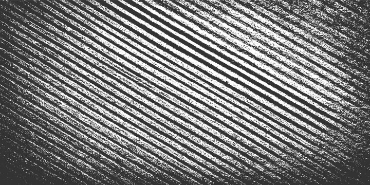 Dark gray background with diagonal white rough textured stripes and speckles black