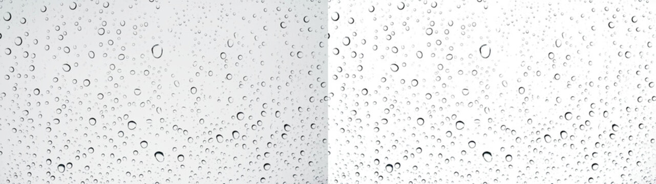 Water drops glass showing random water drops white overlay PNG transparent abstract background