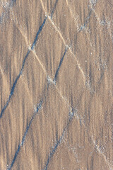 Sandy beach surface abstract rhombus shape textured pattern background