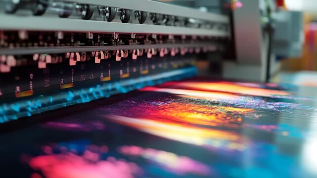 Vibrant color printing in high-speed motion	

