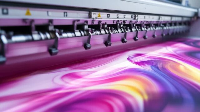 Vibrant color printing in high-speed motion	