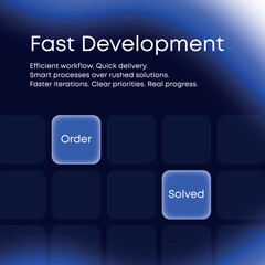 Poster Social Media Set for Finance Education Business Marketing IT