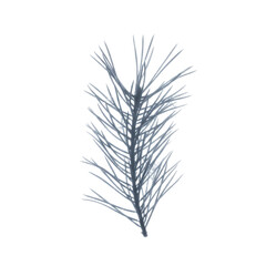 Fototapeta premium Abstract Plant on Black Background