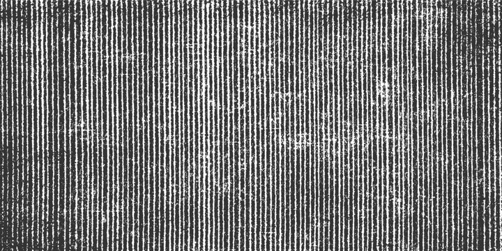 Dark grey background with vertical white distressed lines and subtle texture pattern