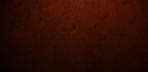 Flat design scene showing red textured tiled surface with grid pattern and subtle worn spots