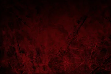 Fotobehang Vlees Dark red grunge texture covering entire canvas, showing distressed scratch marks and worn pattern  © vectorfusionart