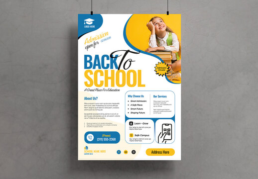 Back To School Flyer Template