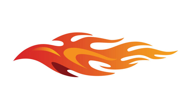 Tribal flame car sticker vector art Racing flame car decal fire tattoo for car. Flame decal. flame car sticker tribal flame car 