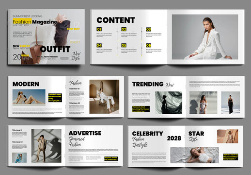 Fashion Magazine Layout