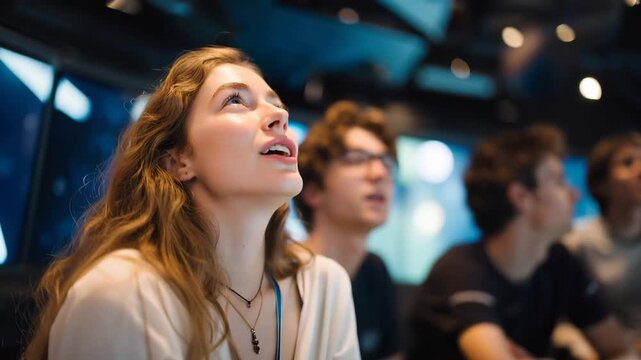 Focus on educational initiatives aimed at raising awareness of space debris among students, showcasing interactive exhibits and workshops emphasizing the significance of protecting the outer space