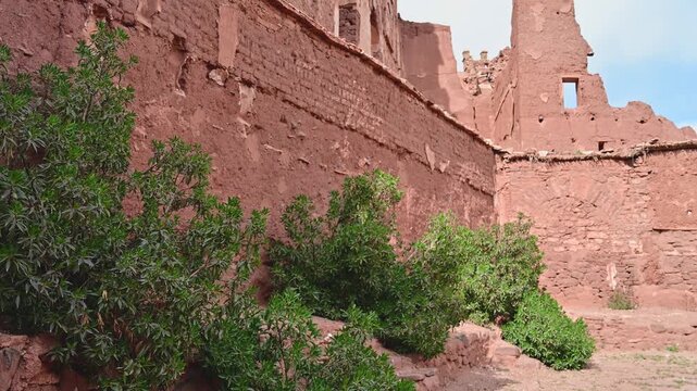 Ruins of the Telouet Kasbah in Morocco