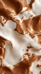 melted chocolate background