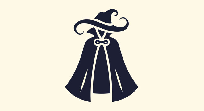 Mysterious figure in cloak and hat